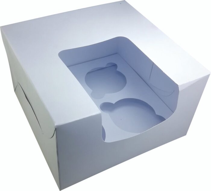 4 CUPCAKES BOX