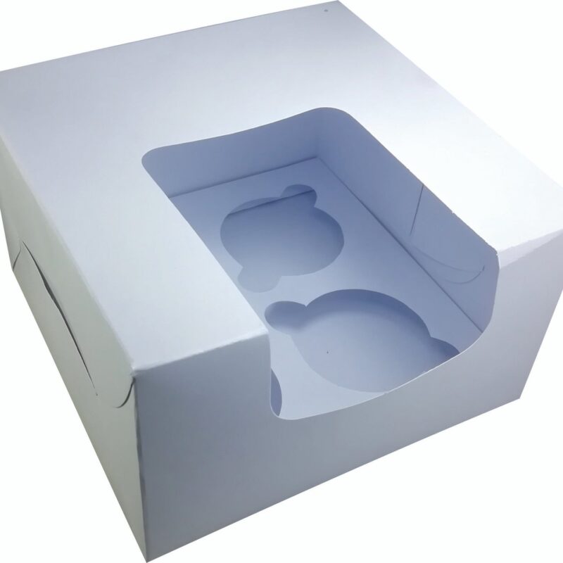 4 CUPCAKES BOX